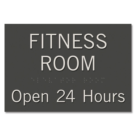 Fitness Room Sign