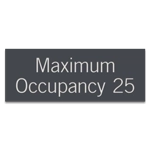 Maximum Occupancy Sign