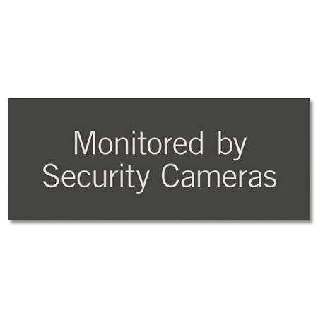 Monitored by Security Cameras Sign