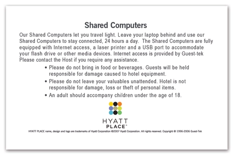 Replacement Shared Computer Insert - Print Your Own