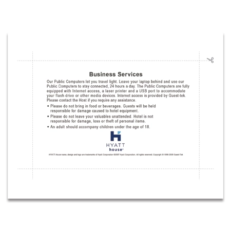 Replacement Shared Computer Insert - Print Your Own