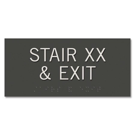 Stair Identification & Exit Sign