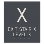 Stairway ID Sign - NYC Compliant