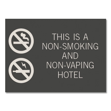 This is a Non-Smoking... Sign w/Symbols