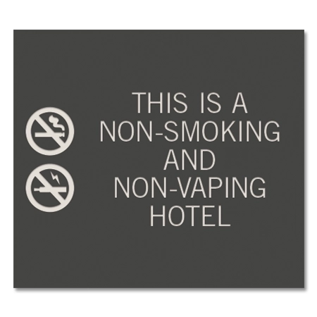 This is a Non-Smoking... Sign w/Symbols