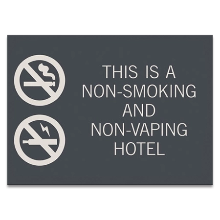 This is a Non-Smoking... Sign w/Symbols