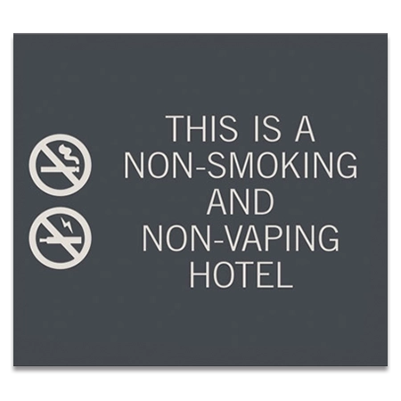 This is a Non-Smoking... Sign w/Symbols