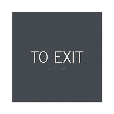 To Exit Egress Sign - CA Compliant