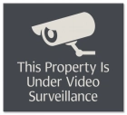 Video Surveillance Sign- Fiberbrite