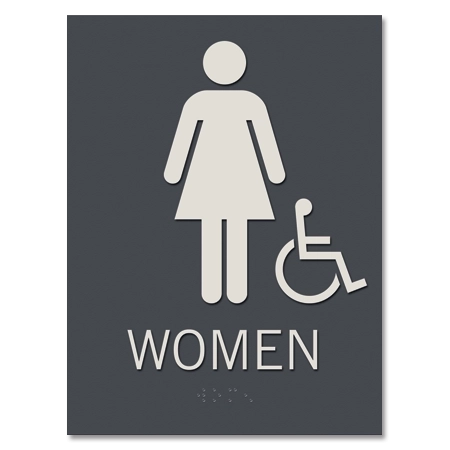 Women Sign w/Female & ISA Symbols