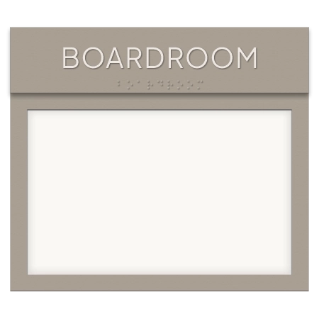 1-Line Meeting Room Sign w/Insert Window