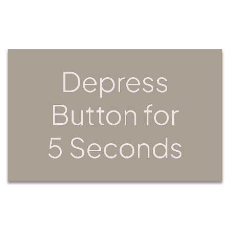Depress Button Sign - Pack of 3