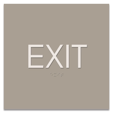 Exit Egress Sign - CA Compliant