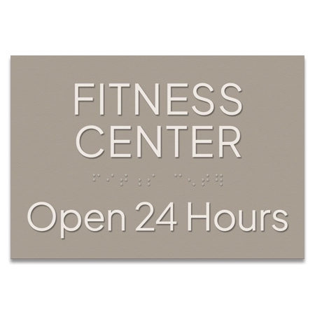 Fitness Center Sign