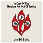 In Case of Fire Elevator Out of Service