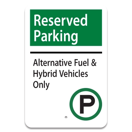 Reserved Parking / Alternative Fuel & Hybrid Vehicles Only