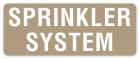 Sprinkler System Label