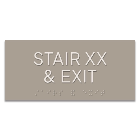 Stair Identification & Exit Sign