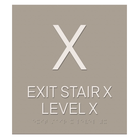 Stairway ID Sign - NYC Compliant