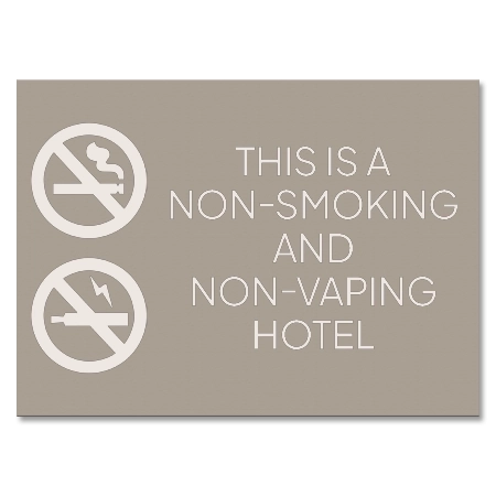 This is a Non-Smoking... Sign w/Symbols