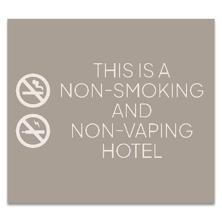 This is a Non-Smoking... Sign w/Symbols