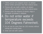 Atlanta, Georgia Spa Rules Sign