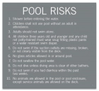 Georgia Pool Risks Warning Sign