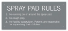 Iowa Spray Pad Rules