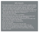 Maine Spa Rules Sign