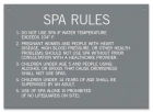 Montgomery County, Alabama Spa Rules Sign