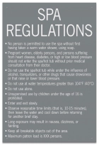 Nebraska Spa Regulations Sign