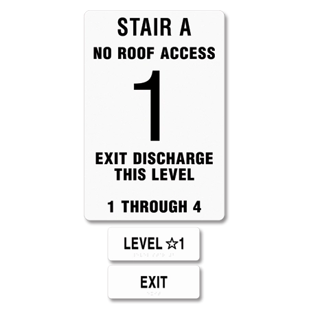 Stairwell ID (Exit Level) - Outside NYC 5 Floors or Less