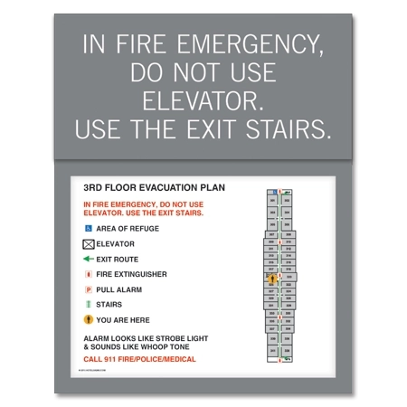 Standard Elevator Evacuation Plans - NYC Compliant