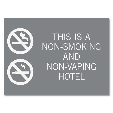 This is a Non-Smoking... Sign w/Symbols