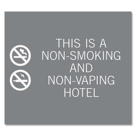 This is a Non-Smoking... Sign w/Symbols