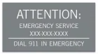 Utah Emergency Pool Sign