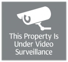 Video Surveillance Sign - Acrylic