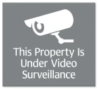 Video Surveillance Sign- Fiberbrite