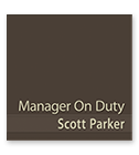 Manager On Duty Sign