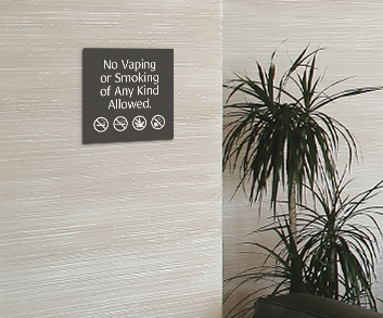 No Smoking Signs