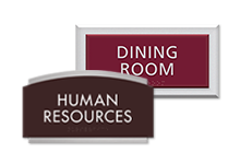 2-line room signs