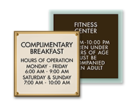 8-Line (or more) Room Signs