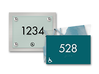 ISA room number signs