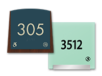 NY ISA room number signs