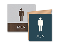 mens bathroom signs