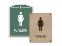 womens bathroom signs