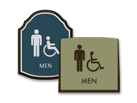 accessible bathroom signs