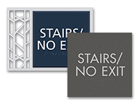 stairs/no exit