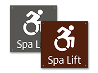Spa Lift Signs