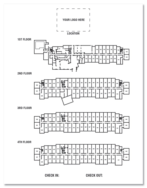 11" x 8.5" Property Map